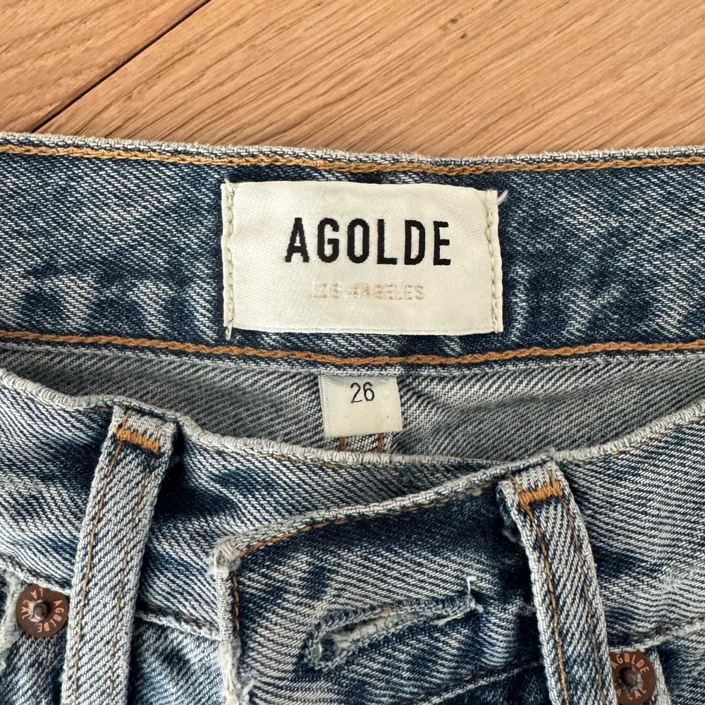 AGOLDE Lana Mid Rise Straight Jeans in Sway Size 26 - Picture 7 of 9